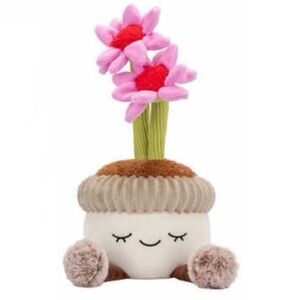 🌸NEW 12” Russ Greenhouse ECHINACEA  Flower Potted Plant Plush